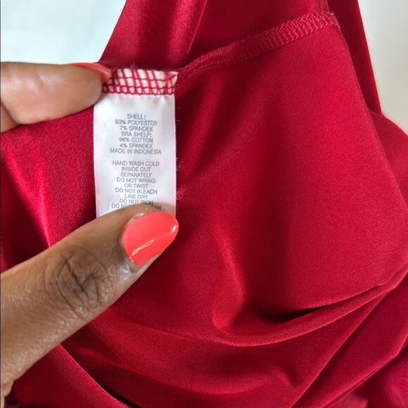 Express Red Women's Camisole Tank Top size Medium - Picture 7 of 7